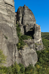Amazing landscape of Rocks formation near Meteora, Thessaly, Greece