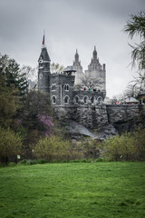 Fototapeta na wymiar Castle in New York Central Park, USA
