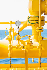 Pressure gauge for monitoring measure pressure in oil and gas process, Offshore oil and gas...