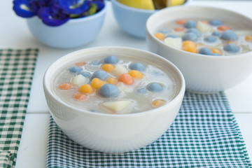 Prepare  cook Thai dessert Balls