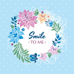 Smile to me gift card