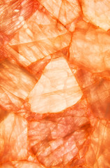 Abstract orange Marble texture in natural patterned for background and design.