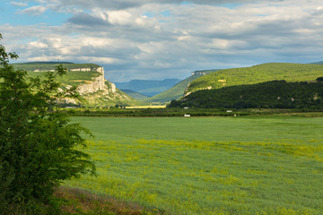 Fototapeta na wymiar Cave City in Bakhchysarai Raion, Crimea