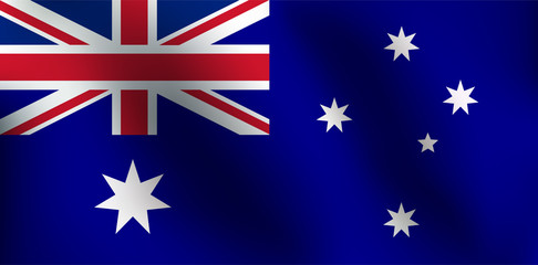 Flag of Australia - Vector Illustration