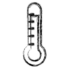 thermometer icon over white background. vector illustration