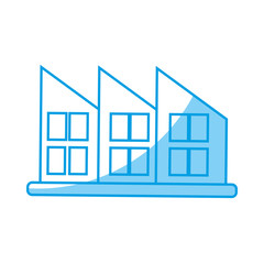 modern house icon over white background. vector illustration