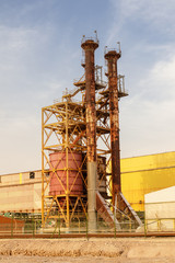Construction details of the chemical plant