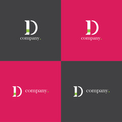 D letter company Logo