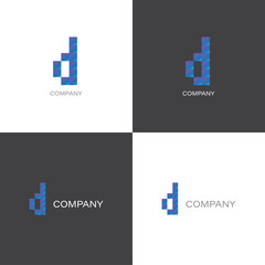 D letter company Logo