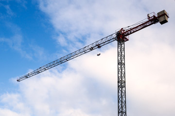 Crane at a Construction Site