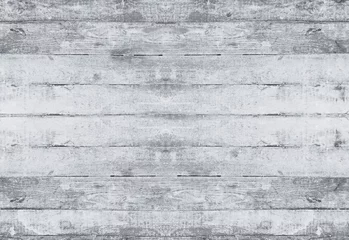 Fotobehang Hout textuur muur naadloos patroon grijs houten paneelomheining oud