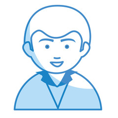 young man avatar character vector illustration design