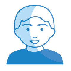 young man avatar character vector illustration design