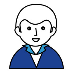 Male doctor avatar character vector illustration design