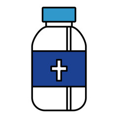 Fototapeta premium bottle medicine isolated icon vector illustration design