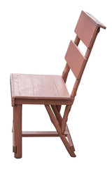 Simplistic wooden chair.