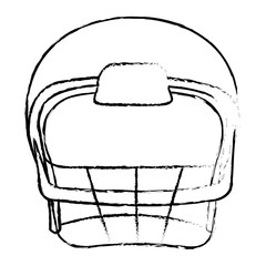 american football helmet icon vector illustration design