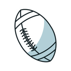 american football balloon icon vector illustration design