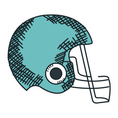 american football helmet icon vector illustration design