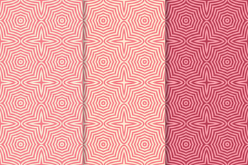 Geometric seamless pattern. Colored background