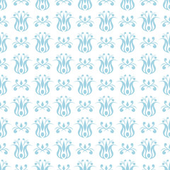 Naklejka premium Floral seamless patterns. Colored background