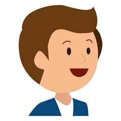 businessman worker isolated icon vector illustration design