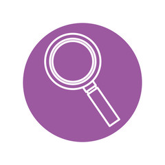 search magnifying glass icon vector illustration design