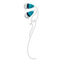 earphones sound isolated icon vector illustration design