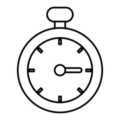 chronometer device isolated icon vector illustration design