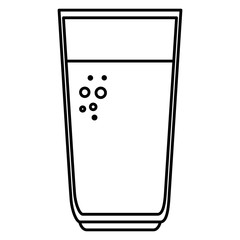 juice fruit glass icon vector illustration design