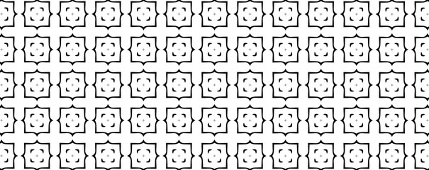 Ornament with elements of black and white colors. 12