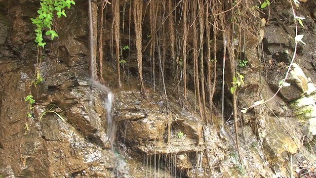 Waterfall at Ourika river, timelapse