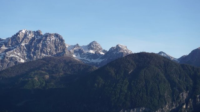 Lienzer Dolomiten, Fr&uuml;hling, Abend, Abendd&auml;mmerung, Abendsonne, Osttirol, Spitzkofel, Gro&szlig;e Sandspitze