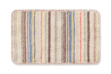 Door mat isolated on white background