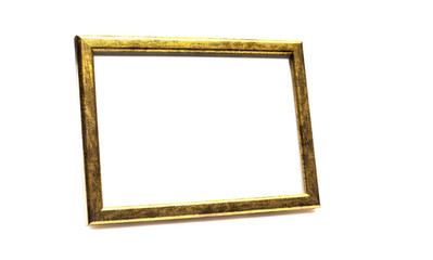 Frame isolated on white background