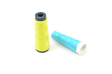 Needlework isolated on white background