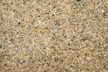 Brown pebbles floor texture background