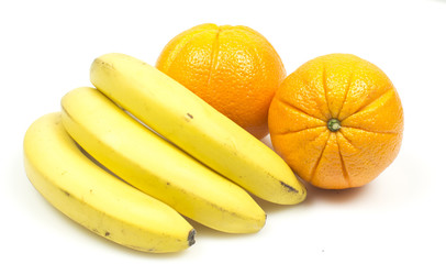 Fruit isolated on white background