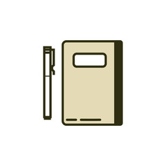 Book icon vector