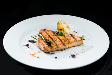 Grilled chicken steak