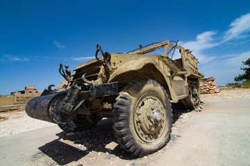 Fototapeta na wymiar Military Jeep