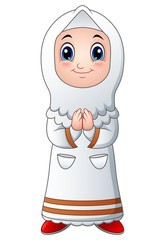 Girl muslim cartoon