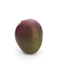 Green mango isolated on white background