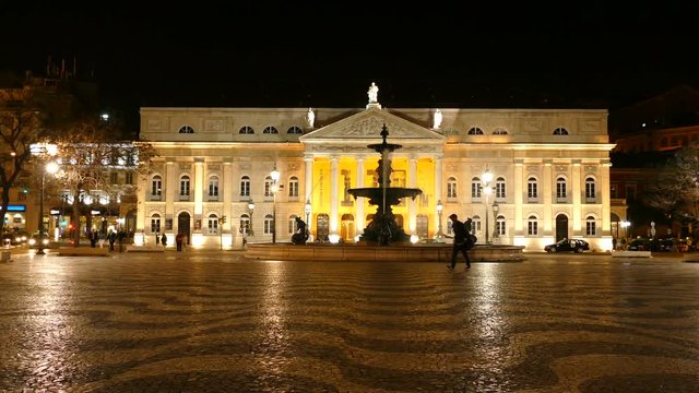 The National Theatre D. Maria II By Night