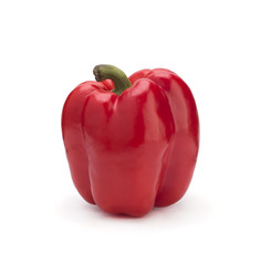 Red pepper isolated on white background