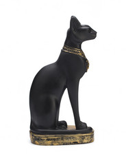 Egyptian cat on a white background