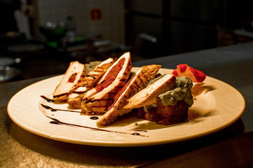  Meat dish on a plate