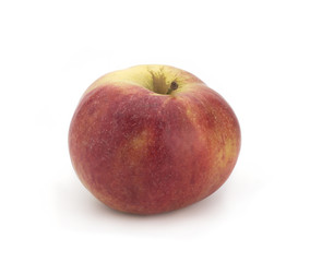 Fresh red apple isolated on white