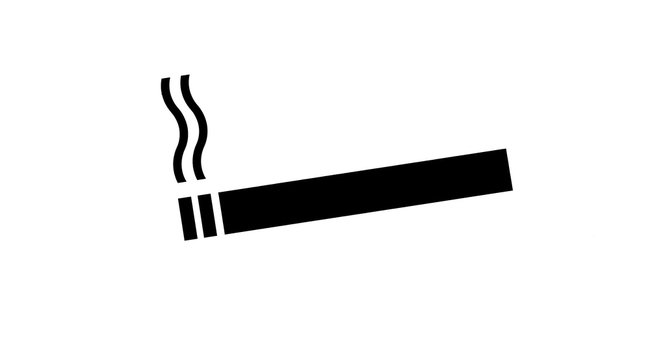Zigarettensymbol f&uuml;r Raucherbereich