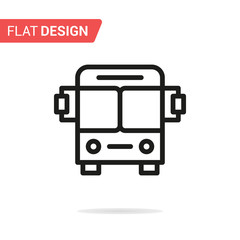 Bus line icon. Vector